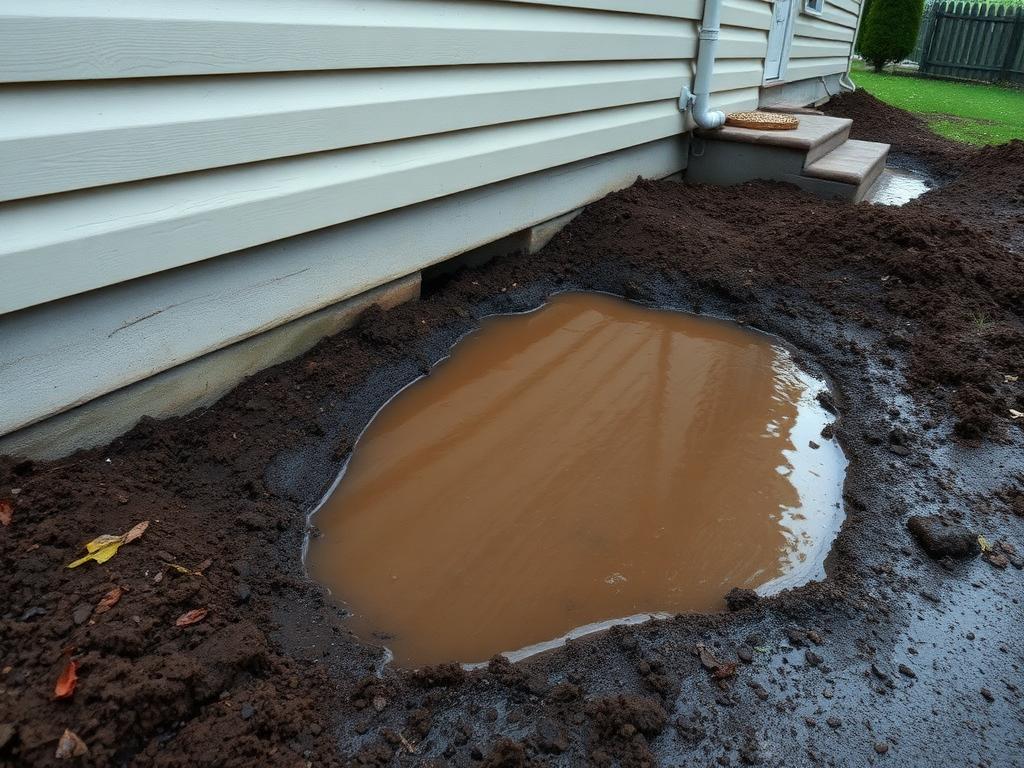 Pooling Water or Foundation Erosion